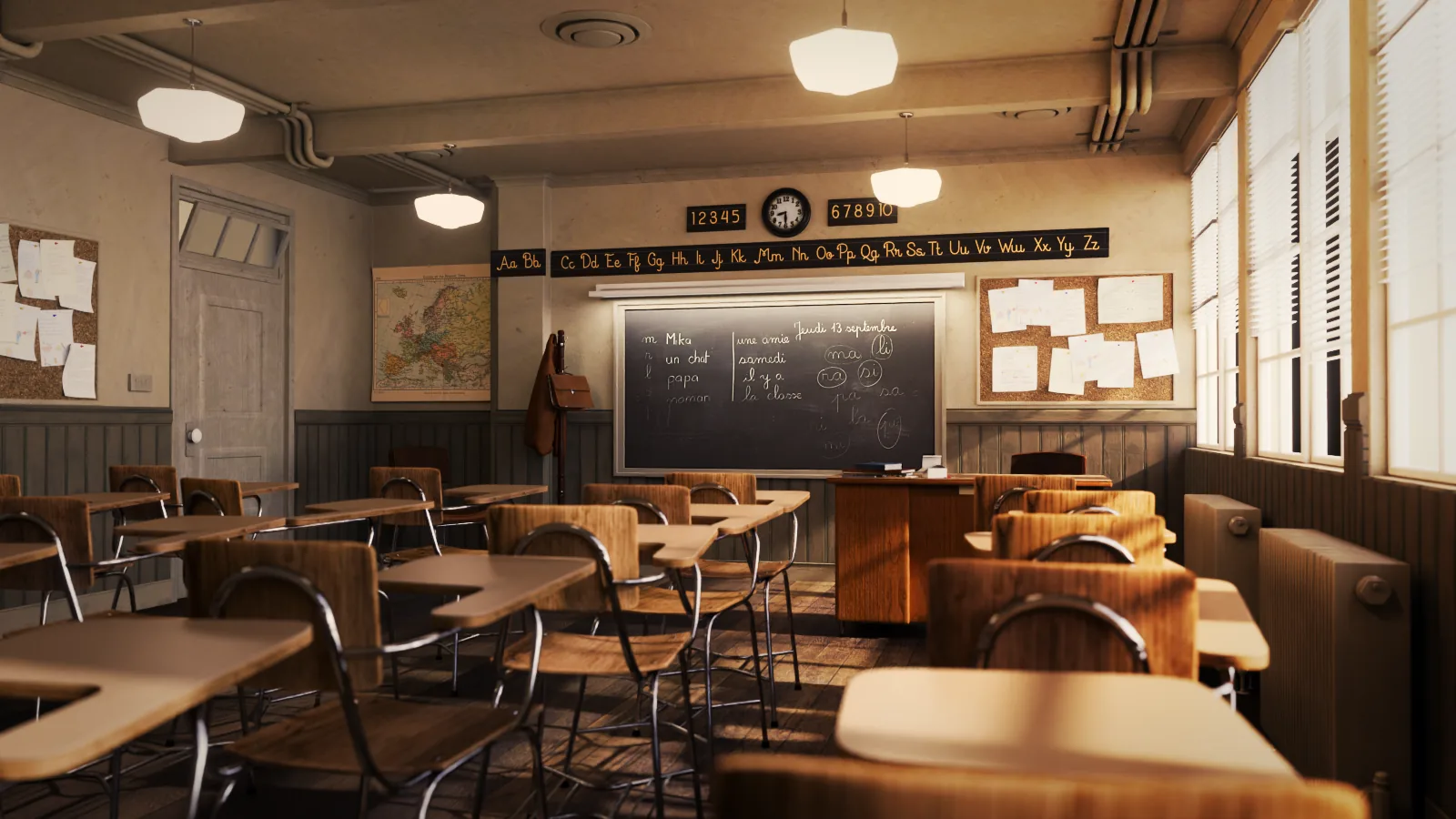 The classroom render after grading with PassGrade